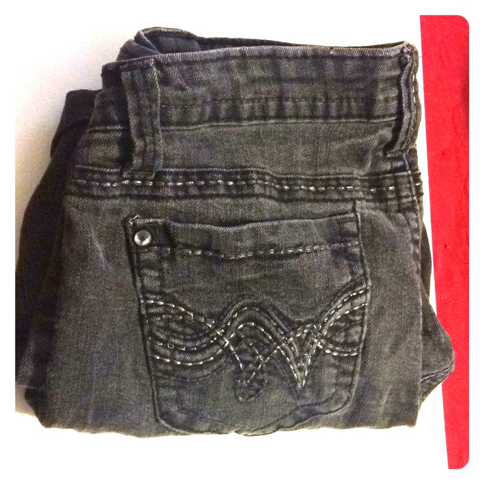 Black Jean Shorts